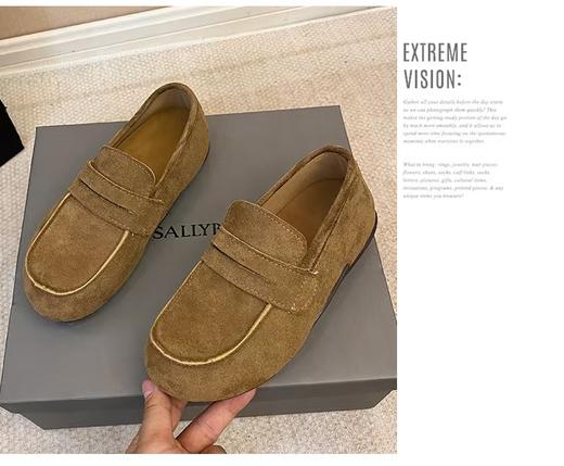 D111308复古英伦风女鞋2025秋冬季百搭休闲鞋 商品图9