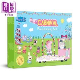 【中商原版】小猪佩琦学习小套装 Peppa Pig Peppa Loves Carnival Fun Learning Set 英文原版 儿童卡通动画小猪佩奇 童书