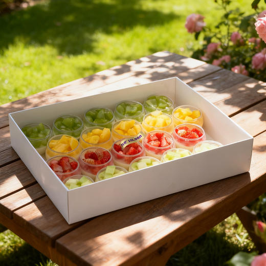 下午茶丨mini牛奶布丁水果杯 商品图0