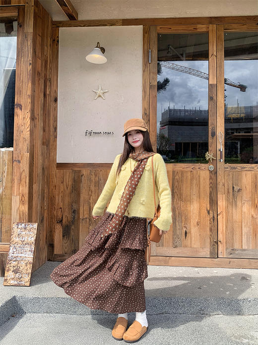 <曾小咸推荐> 现货秒杀！微信超特价！立体花朵针织开衫 日常189.99 立减100 秒杀89.99！！碎花半身裙 秒杀89.99！ 商品图5