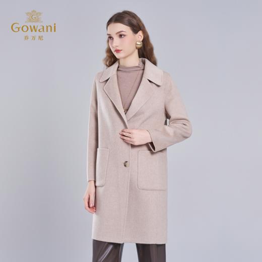 【100%羊绒】乔万尼新款100%山羊绒双面呢大衣毛呢外套ET4A928 商品图1