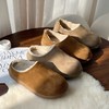 【分销】（内里较厚 建议卡码往大拍）冬日慵懒风小土豆  XGXC加绒穆勒鞋勃肯鞋  露脚跟一脚蹬  冬日保暖  短途出行便捷 商品缩略图0
