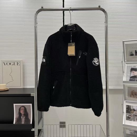 D111369新款上新情侣小标手臂双标抓绒摇粒绒羊羔毛拉链夹克外套 商品图3