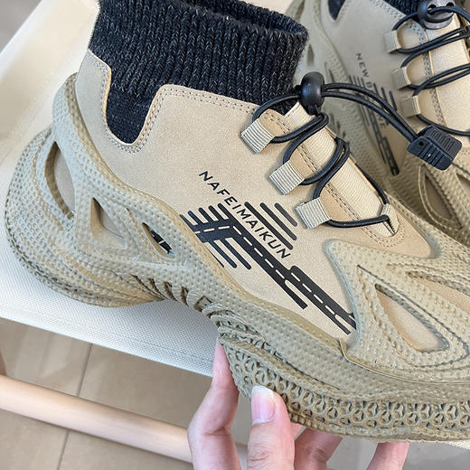 D111304秋季男士户外运动轻便舒适飞织时尚休闲鞋 商品图11