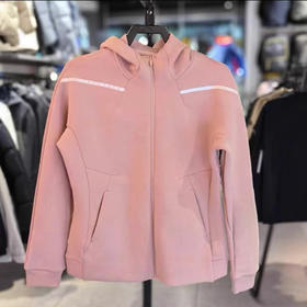 【S/M断码】安踏针织连帽运动外套女2025秋季新款综训开衫休闲帽衫162417712【库存有限，如无货将做退款，介意慎拍!】