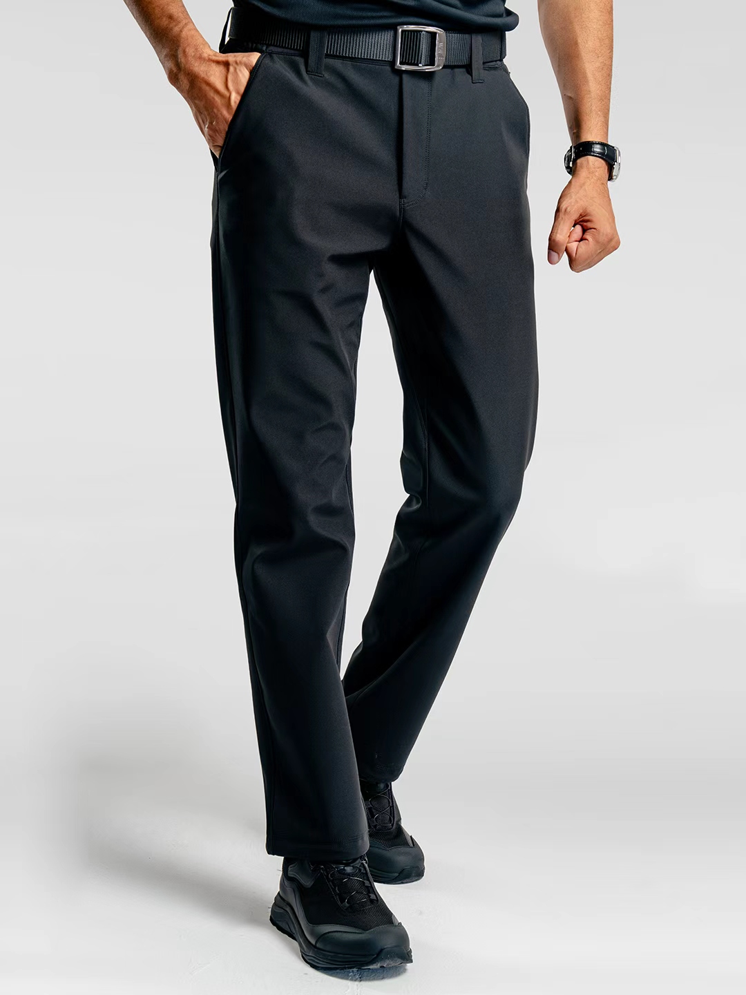 鹰爪暗影鲨二代升级版战术冲锋软壳加绒保暖裤