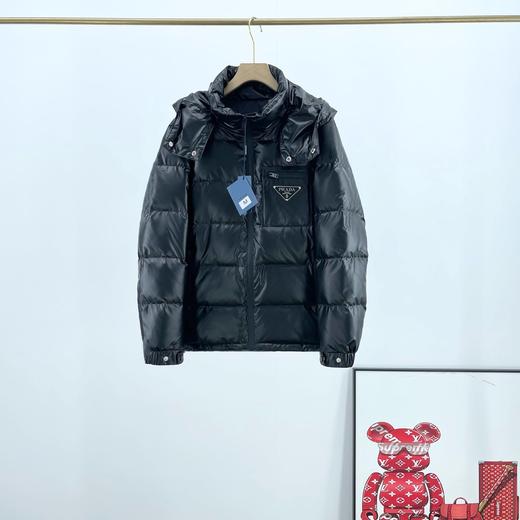 D111350压胶三角铁牌压胶情侣冬季保暖羽绒服外套 商品图6