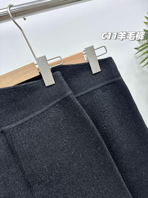 D111377冬新款加绒加厚护腰护膝一体羊毛裤男女款 商品图6