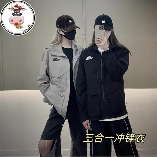 D111348户探索者系列绣标设计两用三合一外套 商品图5