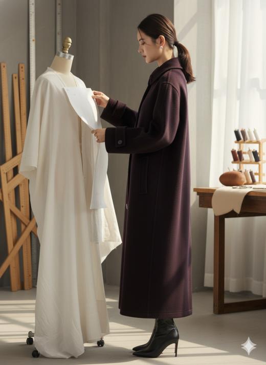 精致工艺长款大衣 商品图2