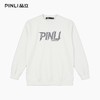 PINLI品立2025秋冬新款潮牌立体字母印花卫衣男宽松套头休闲上衣BG253109013 商品缩略图3