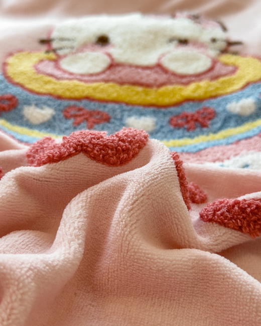 【品牌直发】加倍生活 A类潮款加厚牛奶绒四件套 立体毛巾绣工艺款yb1127002 商品图6