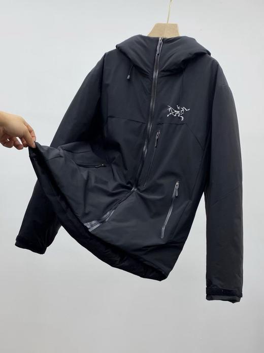 D111320情侣款设计金典印花logo户外运动连帽羽绒服外套 商品图7