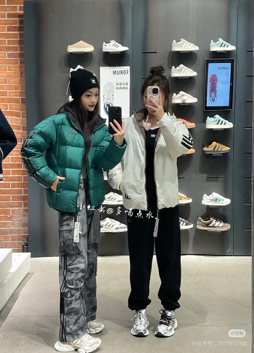 D111363三叶草25Ss双面穿保暖又防风男女同款棉服外套 商品图12