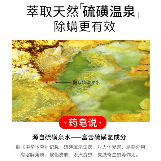 【分仓直发包邮】LK硫磺温泉除螨沐浴皂液500g 商品图3