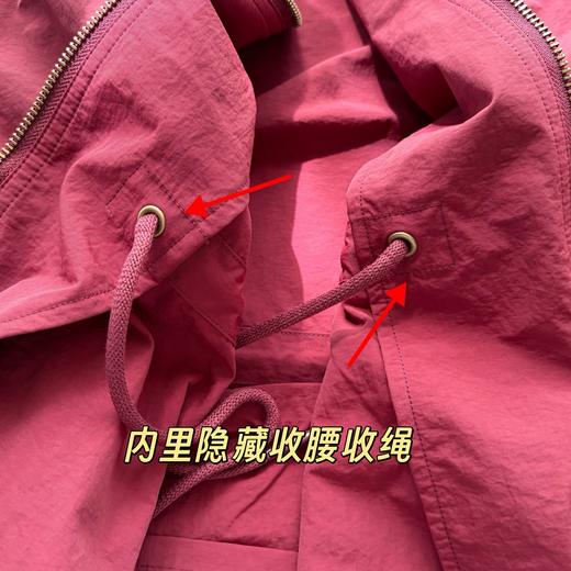 运动系列 收腰宽松连帽夹克 商品图13