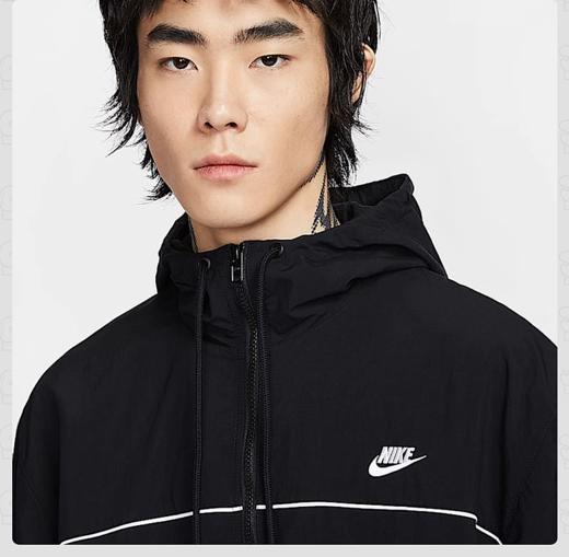 Nike耐克男子连帽夹克冬新款宽松运动拼接叠搭复古外套HJ2013-010 商品图3