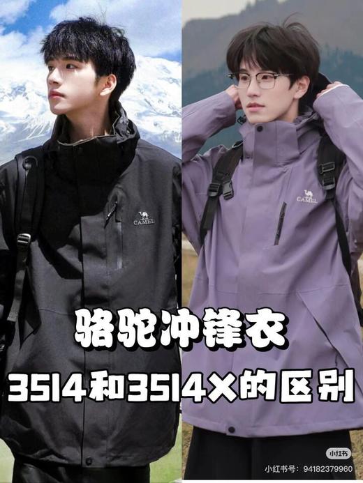 D111321防水防风三合一两件套冲锋衣男女同款 商品图3