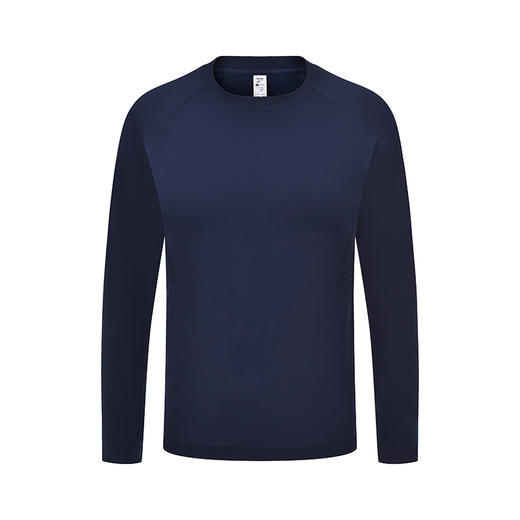 多威秋冬耐磨高弹男款上衣跑步运动户外长袖圆领衫2352169 商品图1