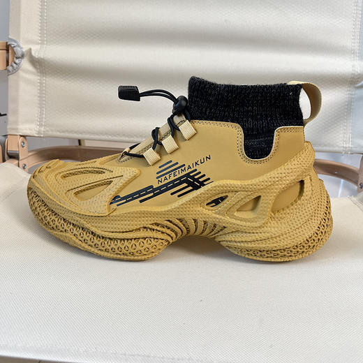 D111304秋季男士户外运动轻便舒适飞织时尚休闲鞋 商品图2