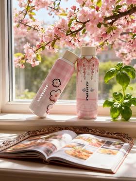 D111357超大容量超可爱的水杯樱花小口随行杯
