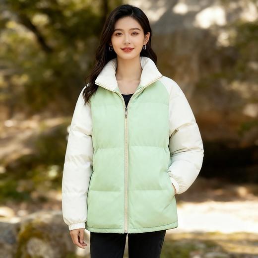 Schenvega情侣宽松百搭拼接撞色棉衣外套A87-DQC5368 商品图5