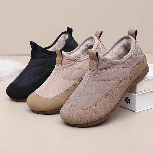 笙观相沐老北京样冬季加绒女鞋 加厚暖暖绒  轻暖便捷 防滑耐磨 柔软透气 耐脏易打理 商品图4