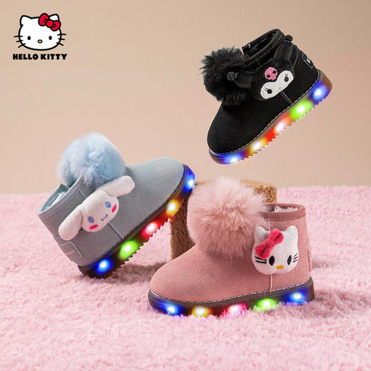 hellokitty童鞋冬季凯蒂猫儿童雪地靴23-30码 K5546842 商品图1