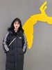 D111323男女情侣款中长款连帽羽绒棉连帽棉服 商品缩略图2