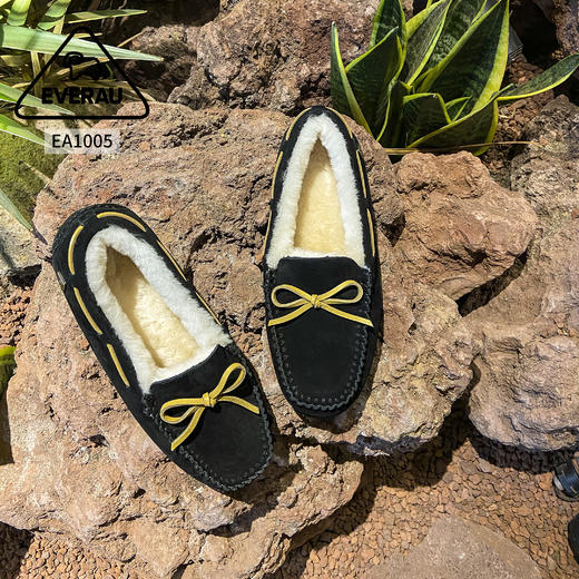 100%羊毛【澳洲品牌】EVERAU羊毛豆豆鞋  A-5558 商品图2
