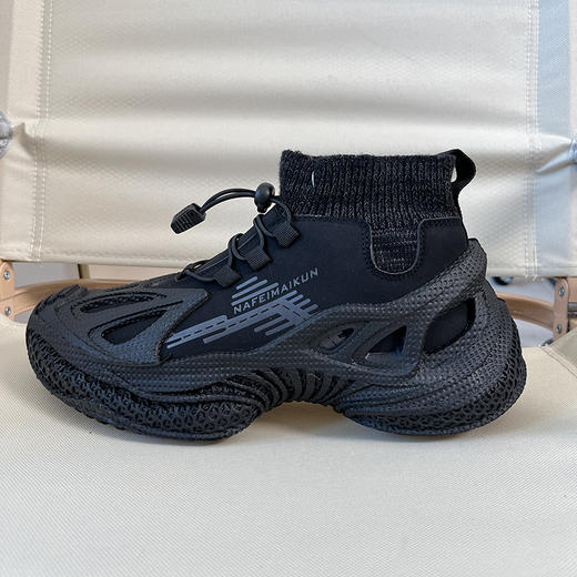 D111304秋季男士户外运动轻便舒适飞织时尚休闲鞋 商品图4