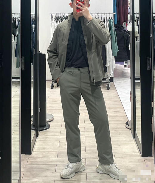 lu高尔夫系列一条过冬男士休闲裤防风加绒保暖软壳裤子111303 商品图12