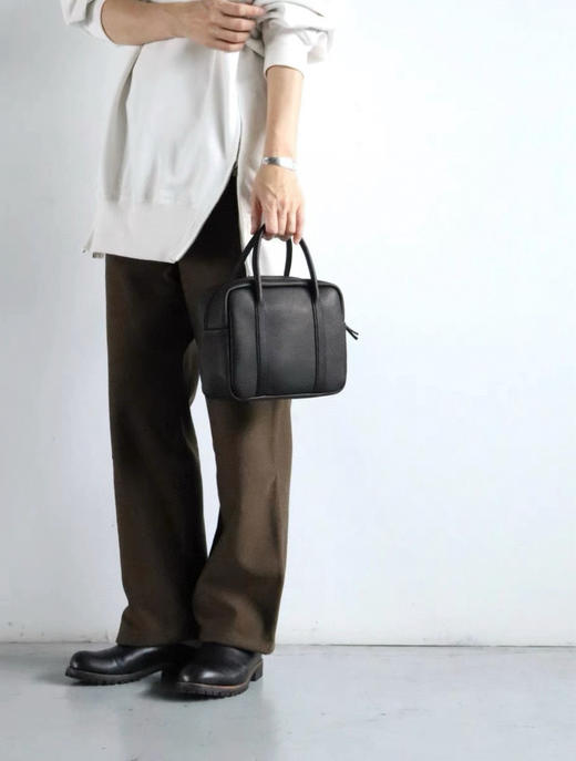 1113-4 日单圆正小众Aeta 软糯鹿皮 短柄小方包 大容量 清冷高级 用的顺手 商品图1