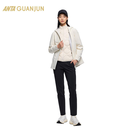 【M/L/XL断码】安踏冠军全天候系列丨轻暖绒运动裤女子防泼水直筒长裤162440306【库存有限，如无货将做退款，介意慎拍!】 商品图2