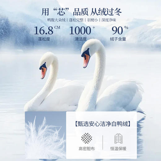 【11/14新品】熙世界美拉德毛绒翻领羽绒服女短款保暖白鸭绒外套2025年冬装新款 商品图3