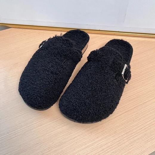 D111339女士冬季包头拖鞋冬季加绒加厚休闲鞋 商品图10