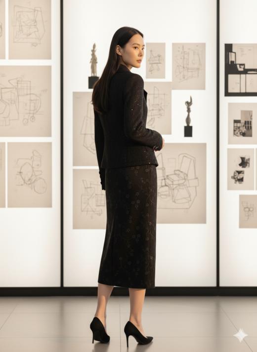 大翻领双排扣短外套 商品图4