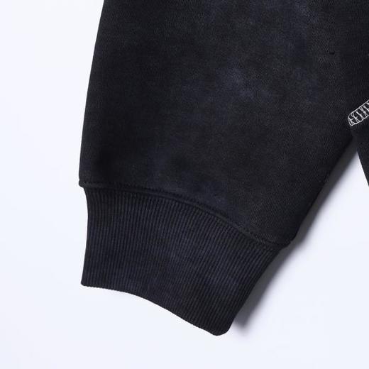 WY1318SDSA男士秋冬新款痞帅男装潮牌扎染撞色缝线半拉链立领卫衣百搭 商品图4