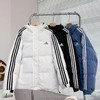 啊迪达斯专柜经典款三条杠棉服2025ss冬季新款 男女同款 商品缩略图0