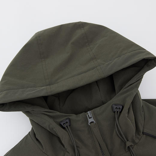 【新品上新】HX 冬季短款带帽棉服S112544255101 商品图4