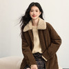 【11/14新品】熙世界美拉德毛绒翻领羽绒服女短款保暖白鸭绒外套2025年冬装新款 商品缩略图4