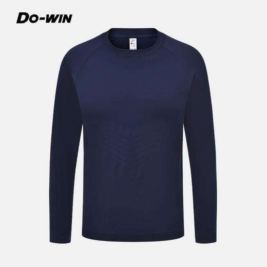 多威秋冬耐磨高弹男款上衣跑步运动户外长袖圆领衫2352169 商品图0
