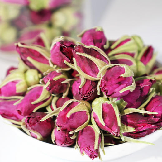 冻干玫瑰干花蕾70g圆玻璃瓶装 商品图6