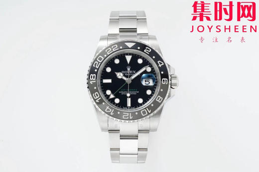 劳力士EWE格林尼治型系列“黑灰圈”格林尼治GMT 3285机 三珠带 板带 男士腕表 商品图0