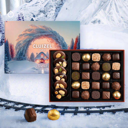 企鹅市集|法国进口Michel Cluizel季节限定巧克力礼盒 什锦巧克力 2025冬日幻梦系列 商品图3