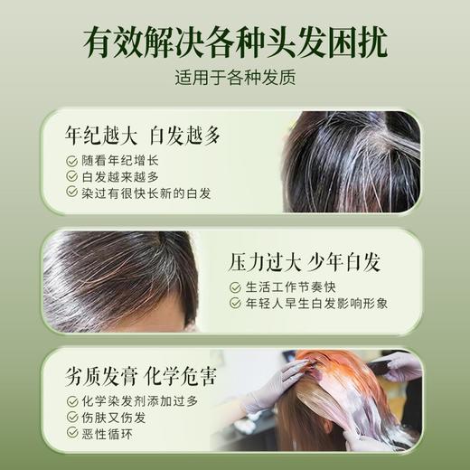 【植物成分添加】陶博士 润黑粉3.0（植物调理型）10g*2包+70g 健康染发 商品图2