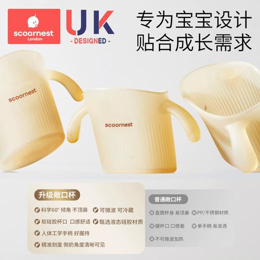科巢敞口杯宝宝水杯1岁以上婴儿斜口杯2岁儿童学饮直饮喝奶小杯子 商品图1