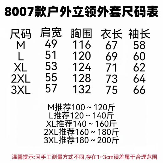 D111328冬季新款户外男士加厚摇粒绒立领设计外套 商品图11