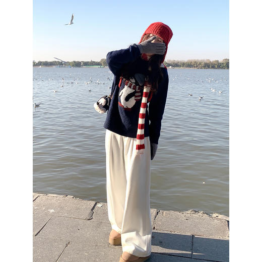 <曾小咸推荐> 现货秒杀！微信超特价！圆领套头毛衣女针织衫 日常179.99 立减90 秒杀89.99！ 商品图11