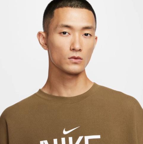 NIKE耐克男子卫衣休闲印花宽松圆领运动套头衫IM9355-235 商品图2